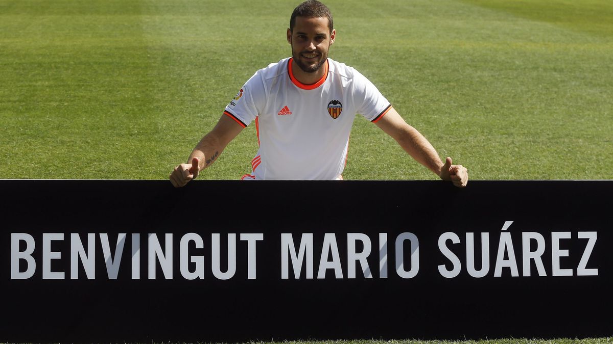 El Valencia presenta a Mario Suárez: "Ojalá pueda estar aquí muchos años"
