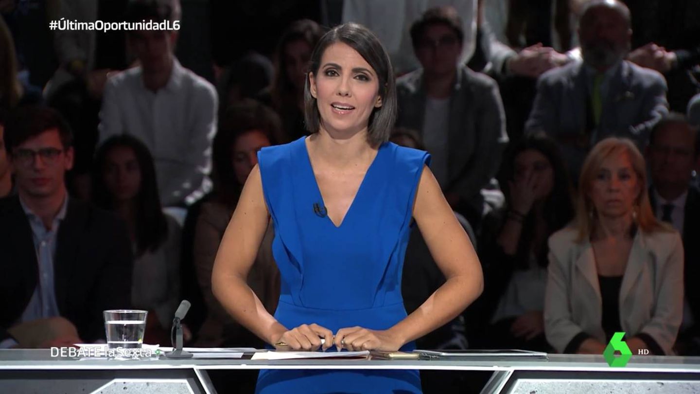 La moderadora del debate, Ana Pastor. (Atresmedia)