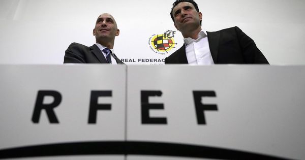 Foto: Rueda de prensa de Molino, nuevo director deportivo de la RFEF | Foto: EFE
