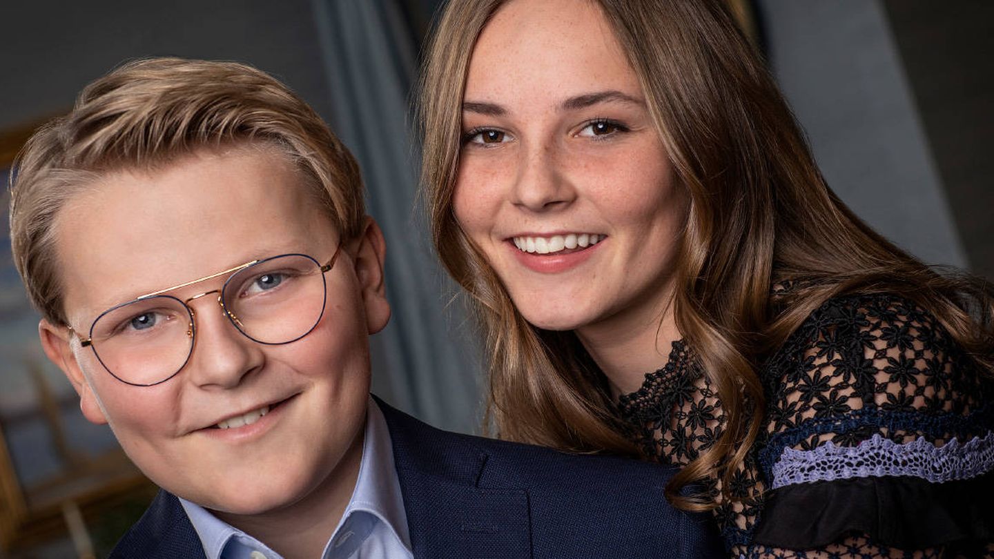 Ingrid Alexandra y Sverre Magnus. (Kongehuset)