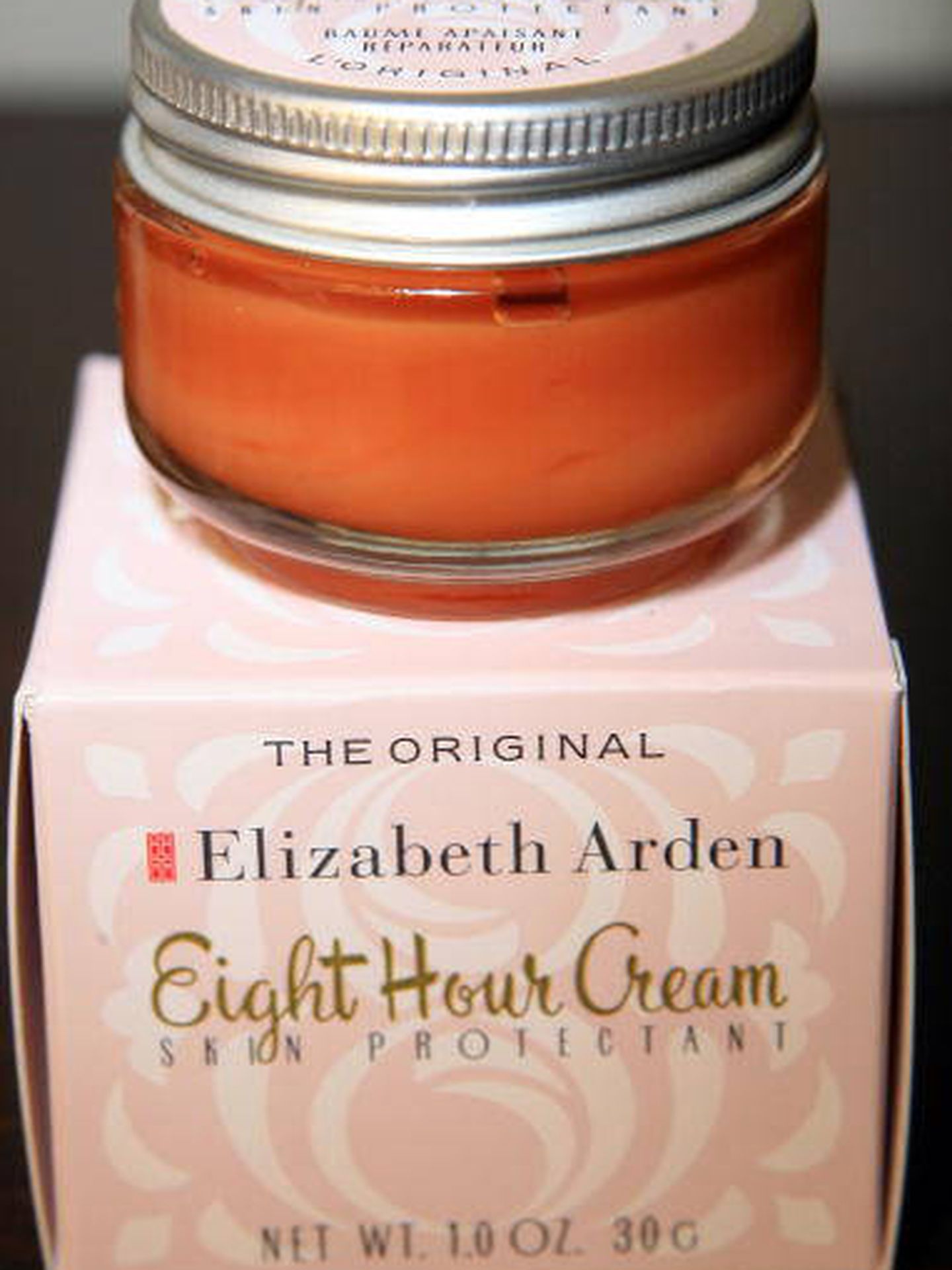 La crema internacional Eight Hour Cream de Elizabeth Arden. (Katy Winn/Getty Images).