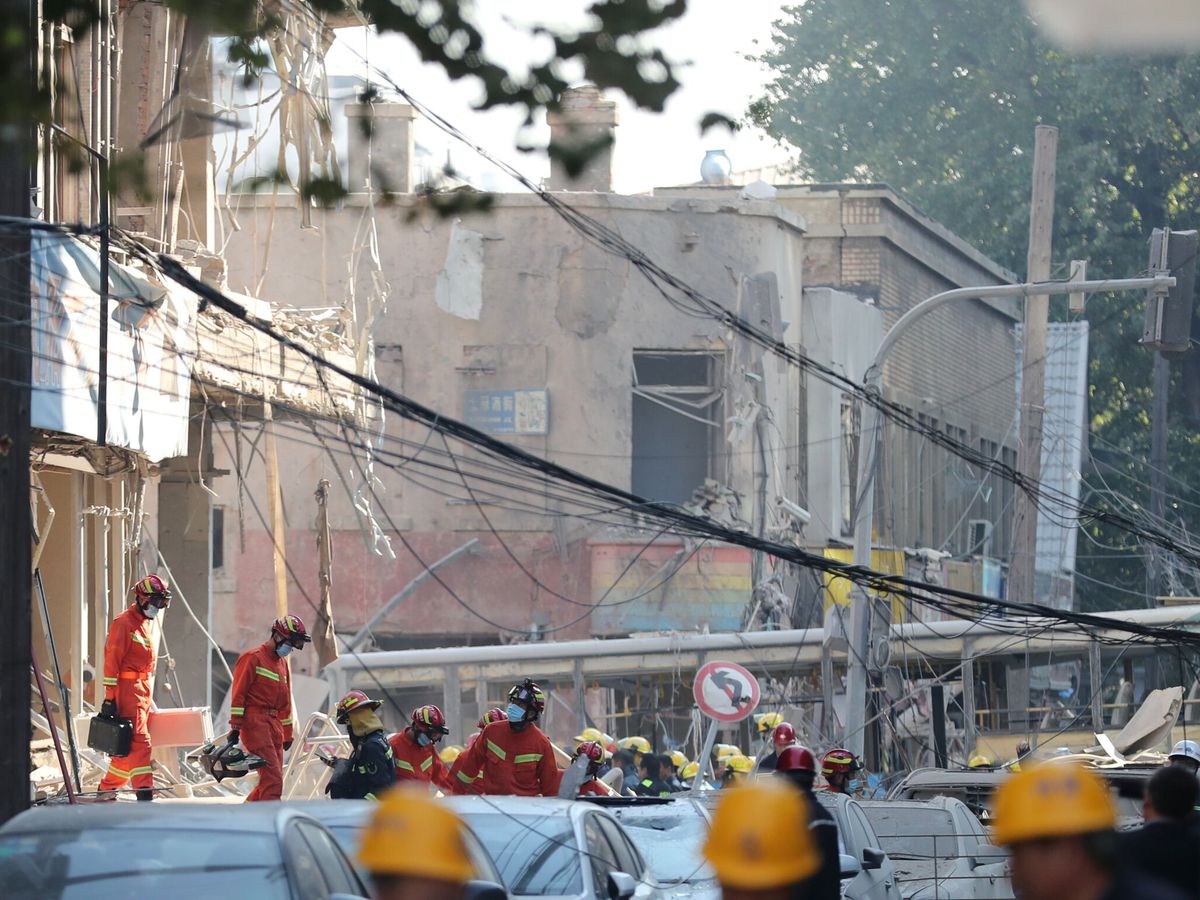 Foto: Explosión en un restaurante en China. (Reuters)