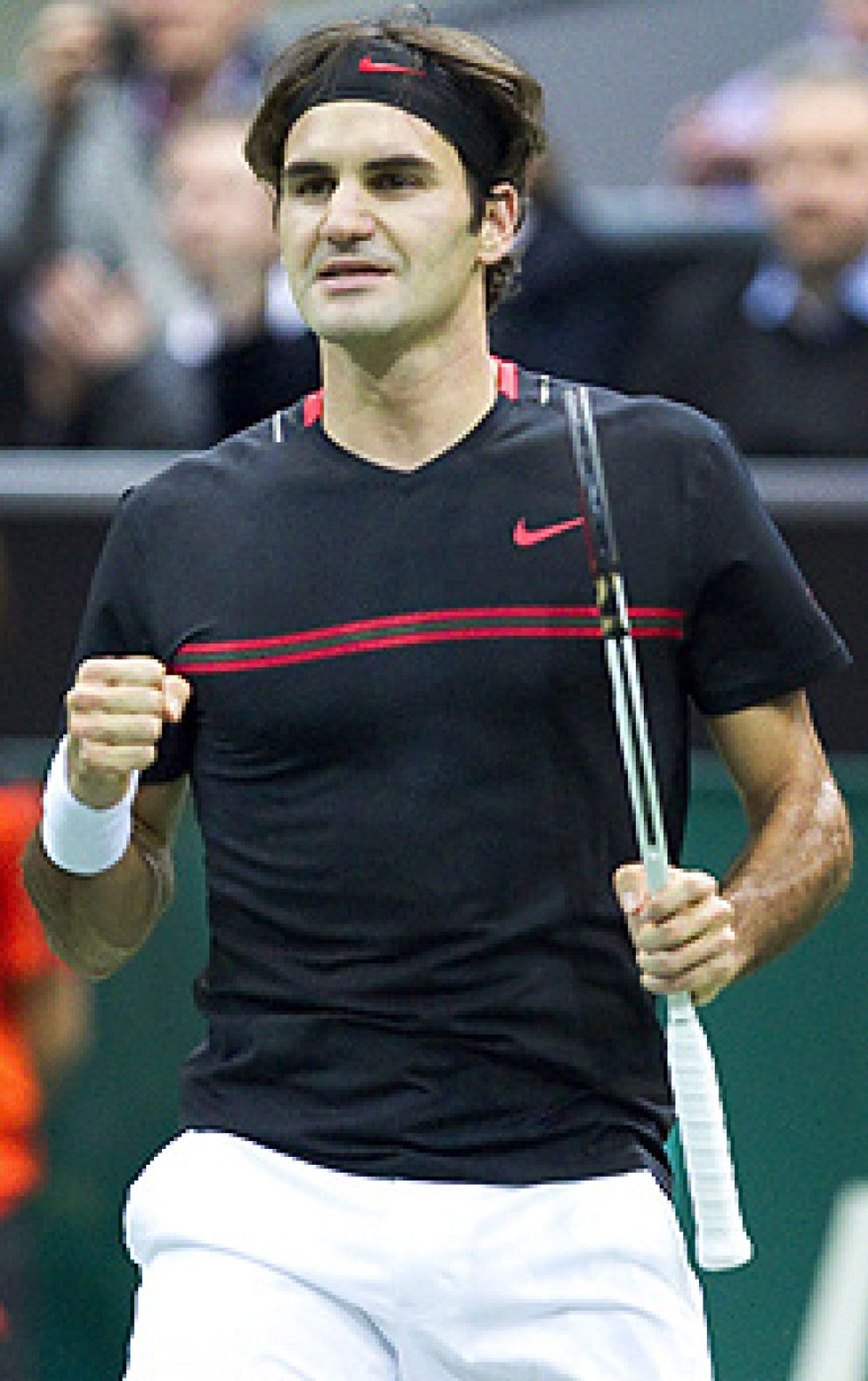 Foto: Federer no da opción a Feliciano López en la segunda ronda del torneo de Dubai