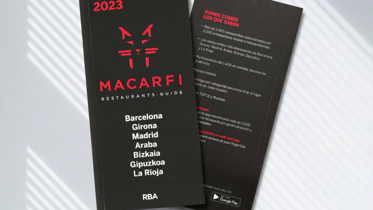 Macarfi: una guía del siglo XXI.La clasificación gastronómica por categorías