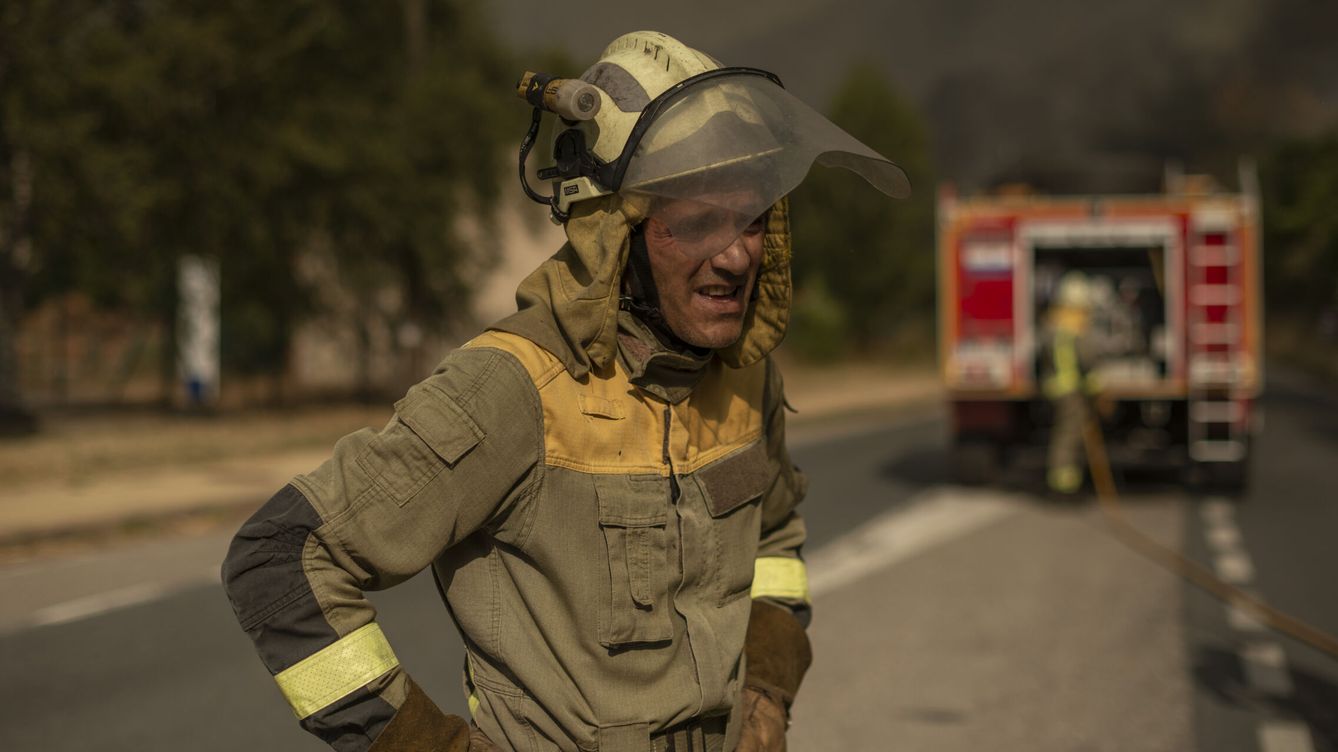 Foto: Última hora de los incendios en España. Foto: Efe/Brais Lorenzo. 