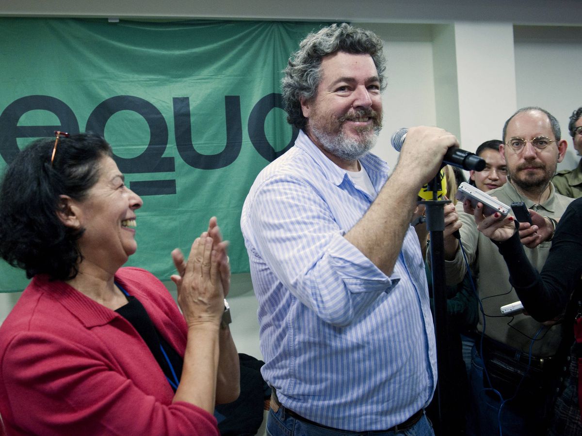 Foto: Juan López de Uralde e Inés Sabanés, en una imagen de archivo, cuando ambos formaban parte de la coalición Compromís-Equo. (EFE/Luca Piergiovanni)