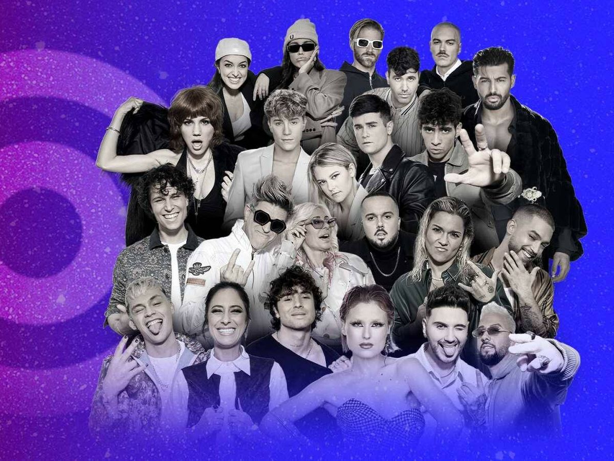 Foto: Los 16 cantantes del Benidorm Fest 2024. (RTVE)