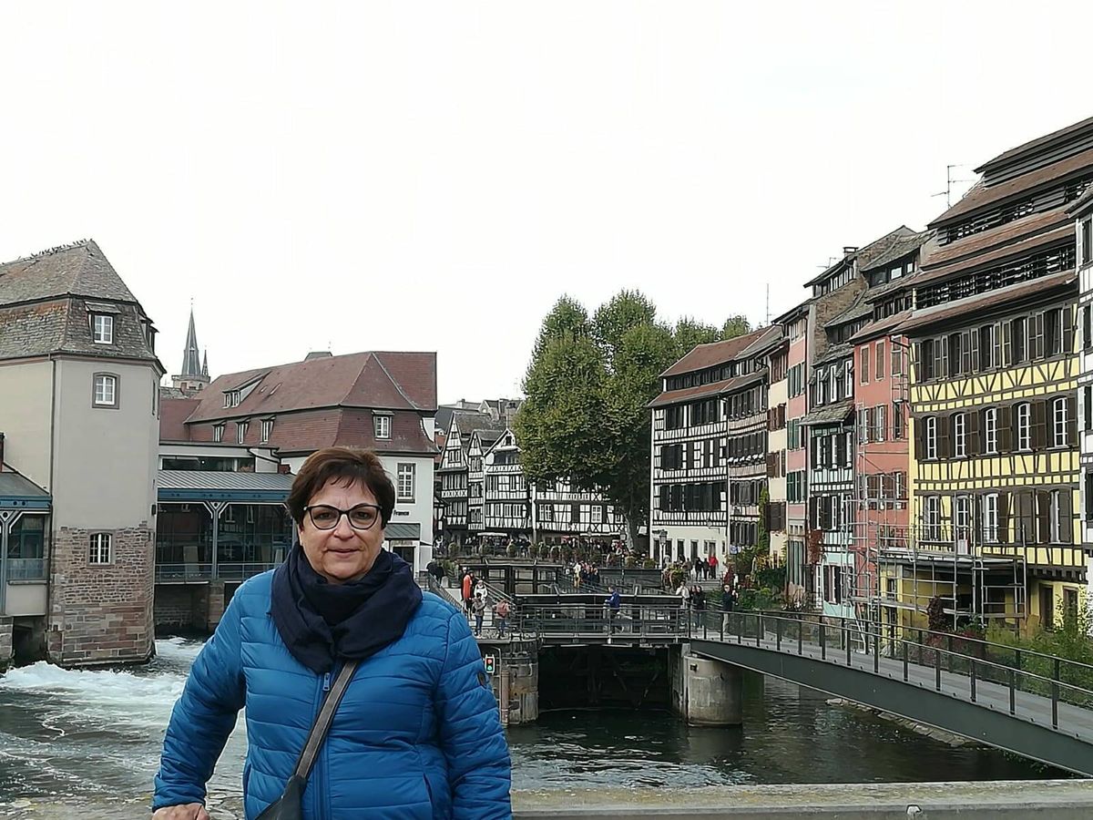 Foto: Conchi, en Estrasburgo. (Cedida)