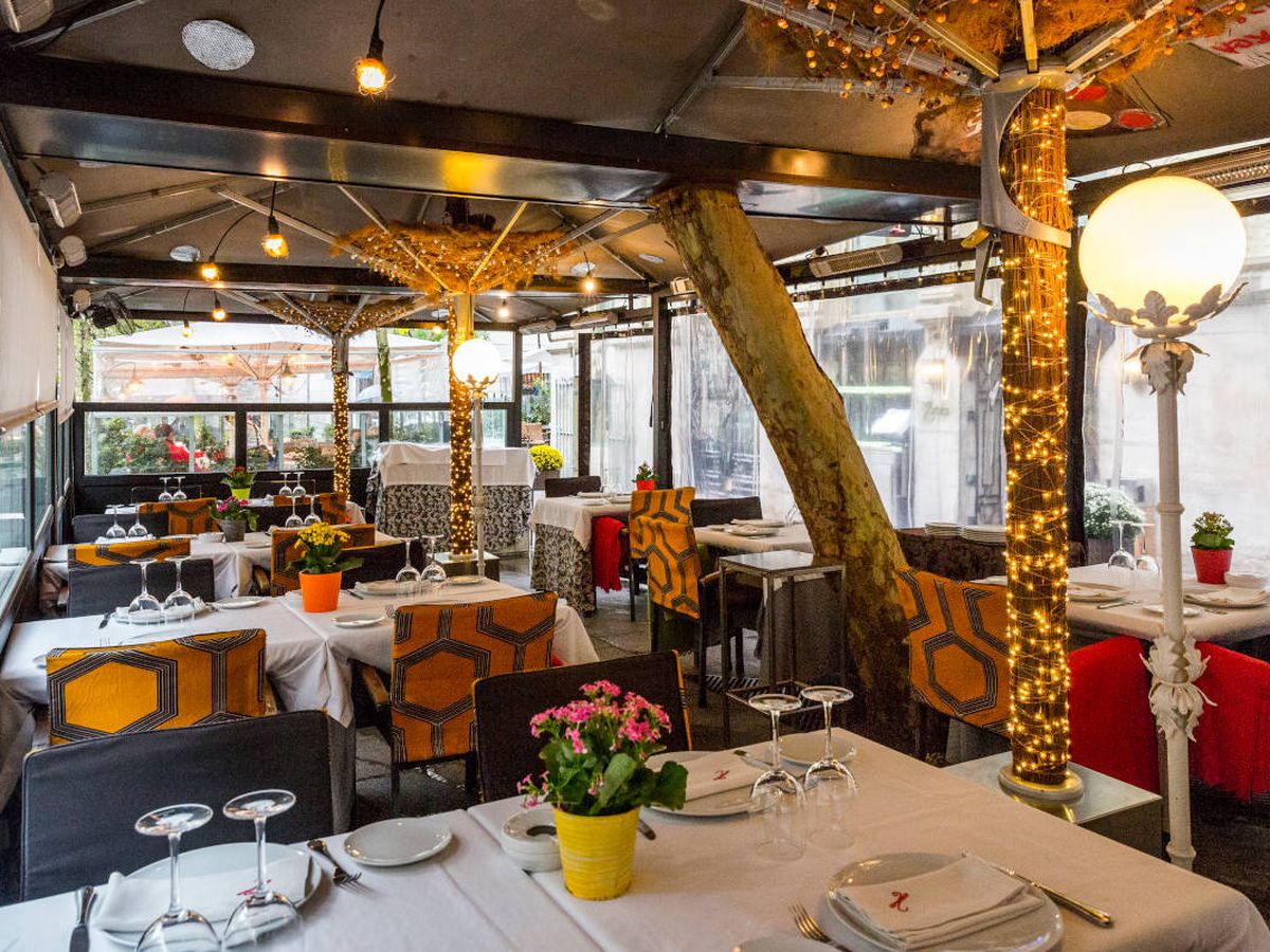 Foto: Restaurante Hevia en la calle Serrano de Madrid.