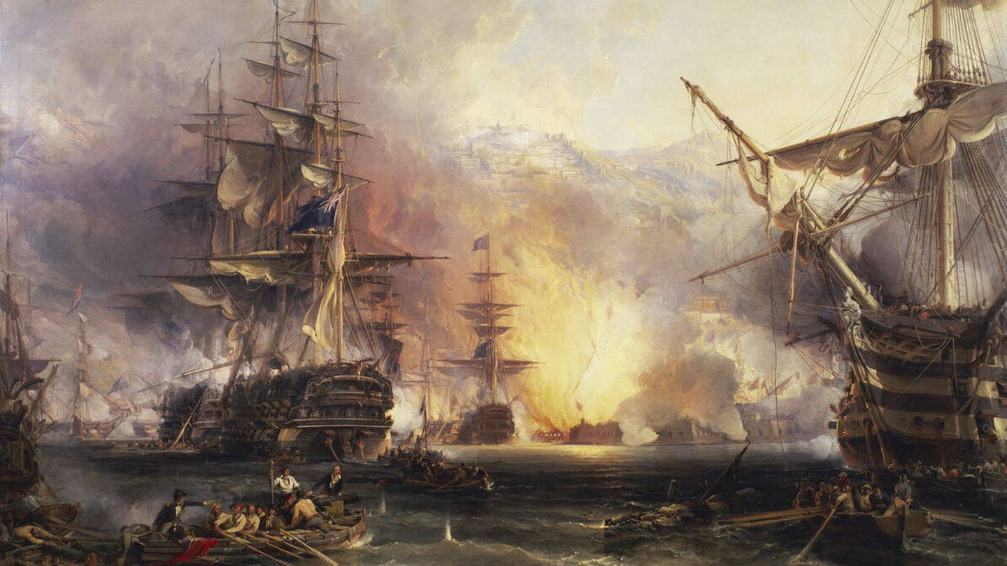 El bombardeo de Argel (1816).