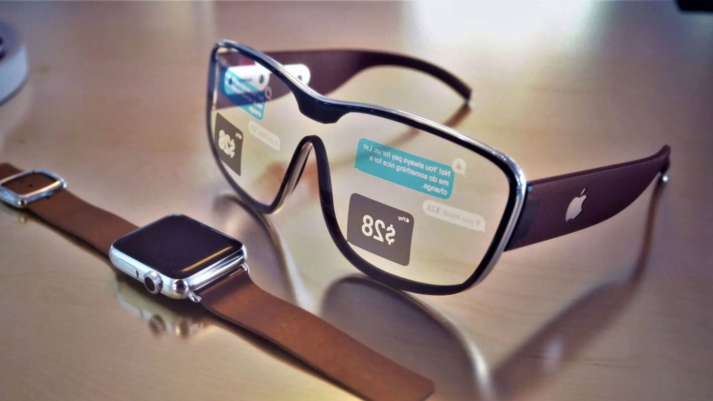 Concepto de gafas de realidad aumentada de Apple (Martin Hajek)