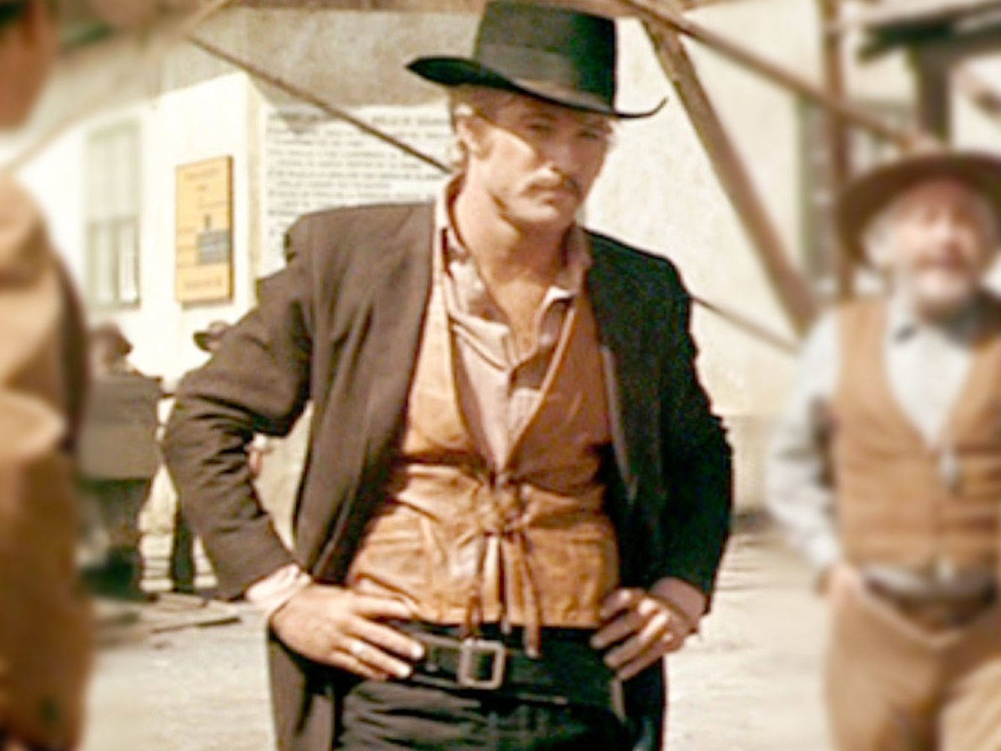 Robert Redford durante la grabación de la película 'Dos Hombres y un destino'.