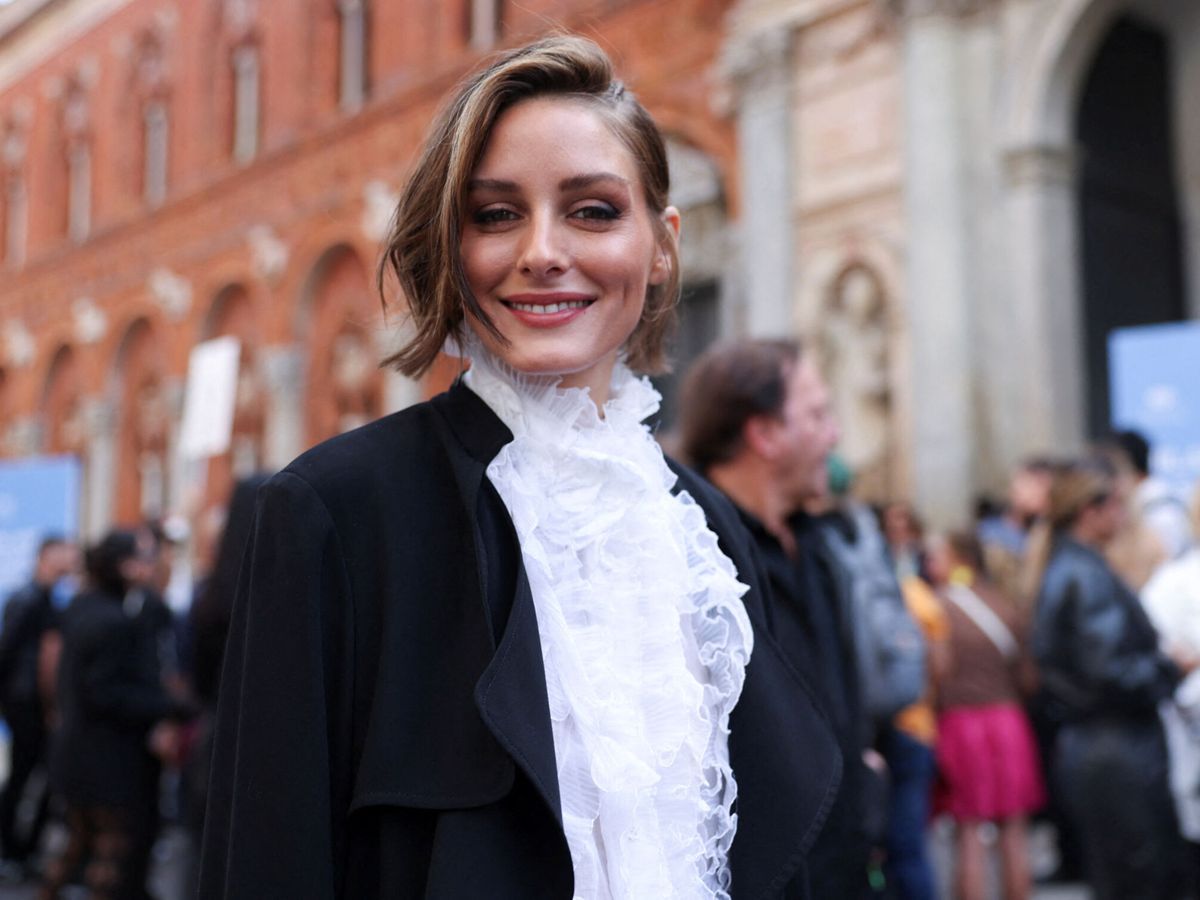 Foto: Olivia Palermo, durante la Semana de la Moda de Milán. (Reuters/Claudia Greco)
