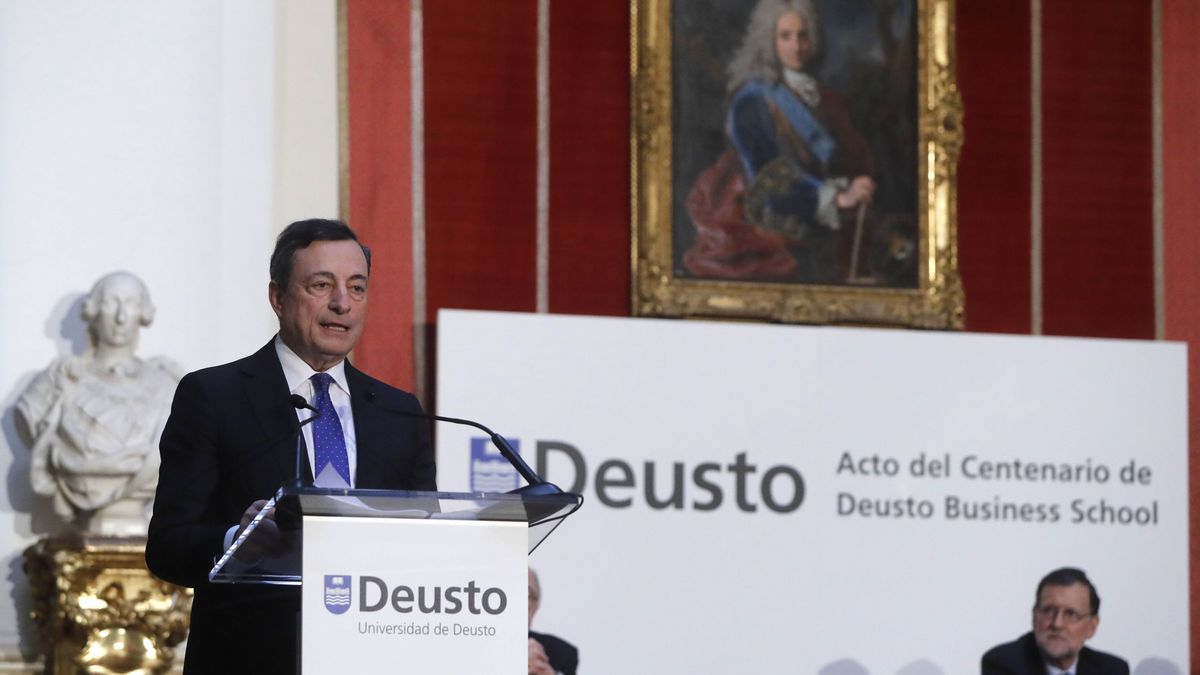 Mario Draghi: "Las reformas laborales en España son un ejemplo de éxito"