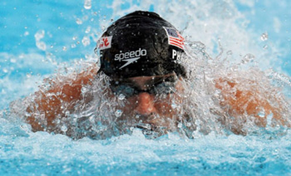 Foto: Michael Phelps se pone al frente del medallero en Roma