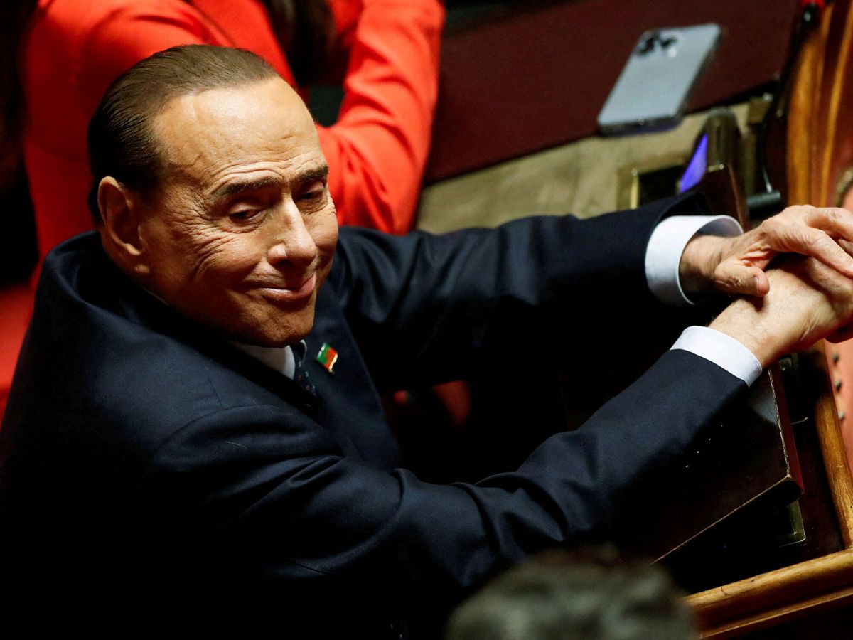 Foto: Silvio Berlusconi en el Parlamento durante una sesión. (Reuters/Yara Nardi)