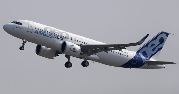 Foto: Vuelo de prueba del Airbus A320neo. (EFE)