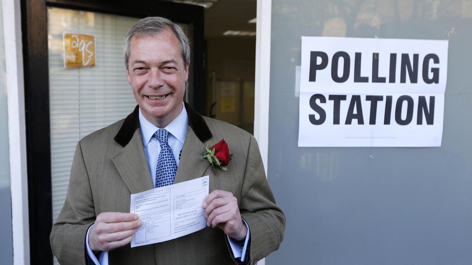 Foto: Nigel Farage, líder del UKIP de Reino Unido (Reuters)