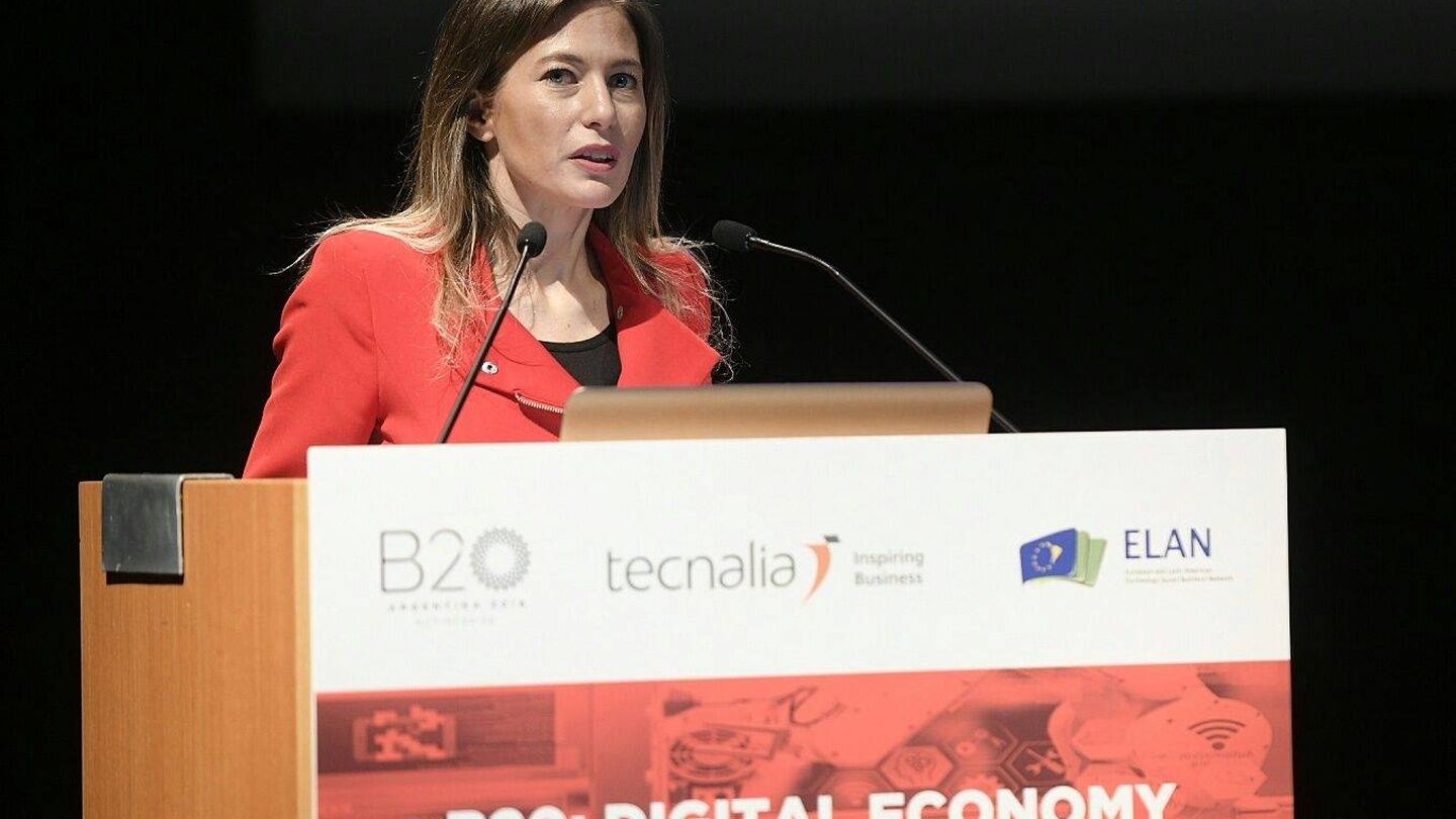 Carolina Castro, directora ejecutiva del Business 20 (B-20), en Bilbao. (EC)