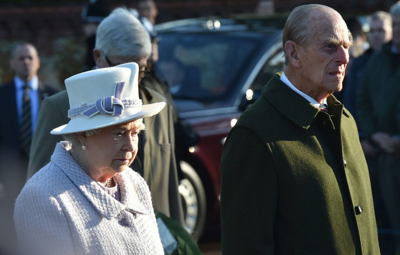 Foto: El duque de Edimburgo con la reina Isabel 