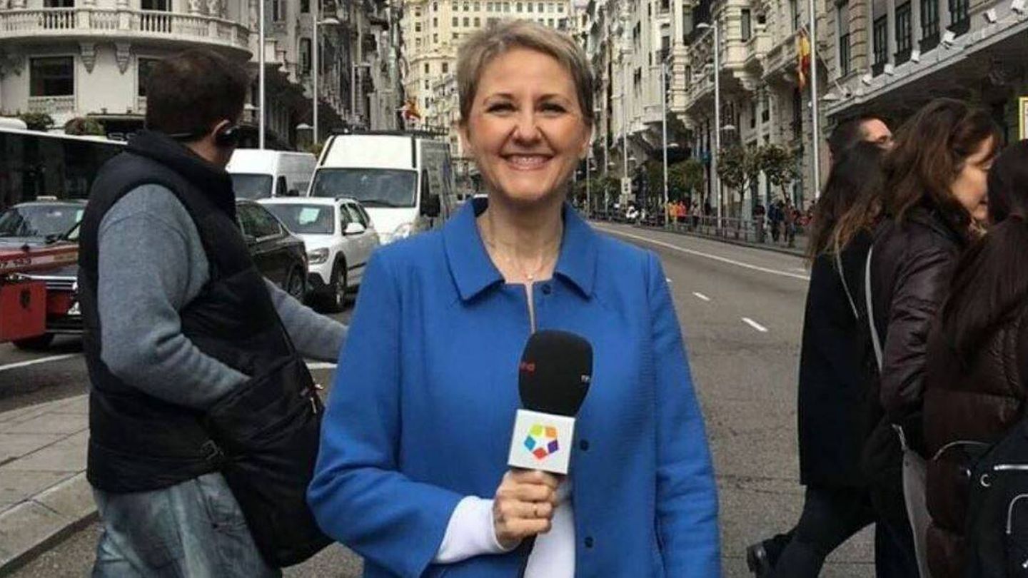 Inmaculada Galván, presentadora de 'Madrid directo'. (Telemadrid)