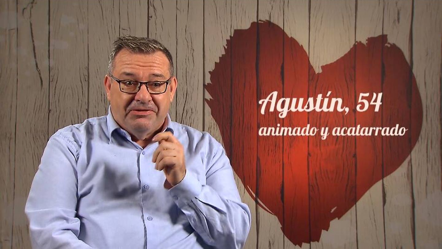 Agustín en 'First Dates'. (Mediaset)