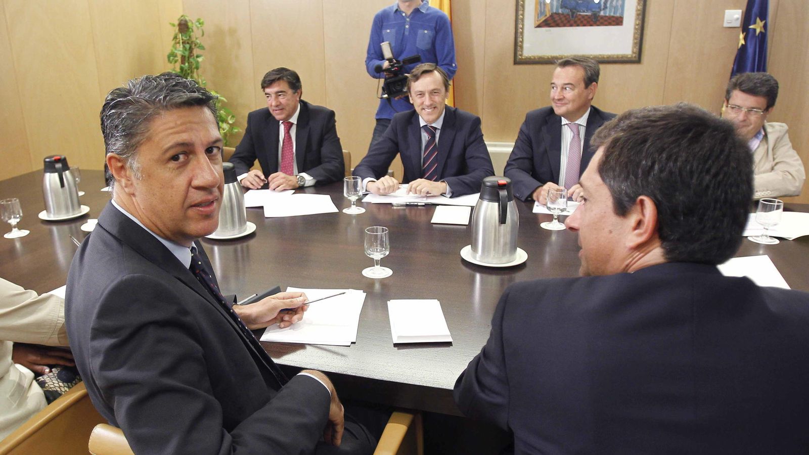 Foto: El Consejo de Dirección del PP se reúne con García Albiol. (EFE)