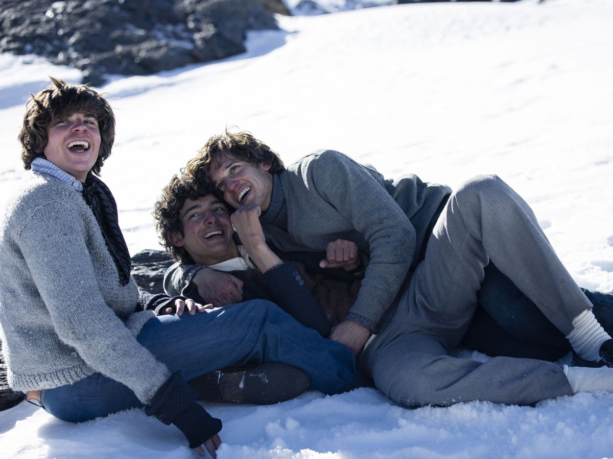 Foto: Un momento de la película 'La sociedad de la nieve' (EFE)