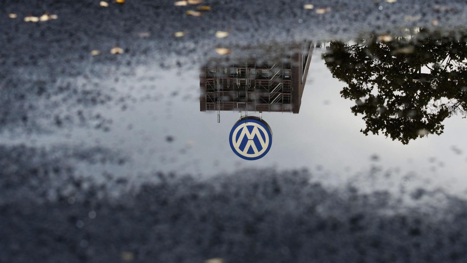 Foto: Imagen del logo de Volkswagen en Wolfsburgo, Alemania. (EFE)