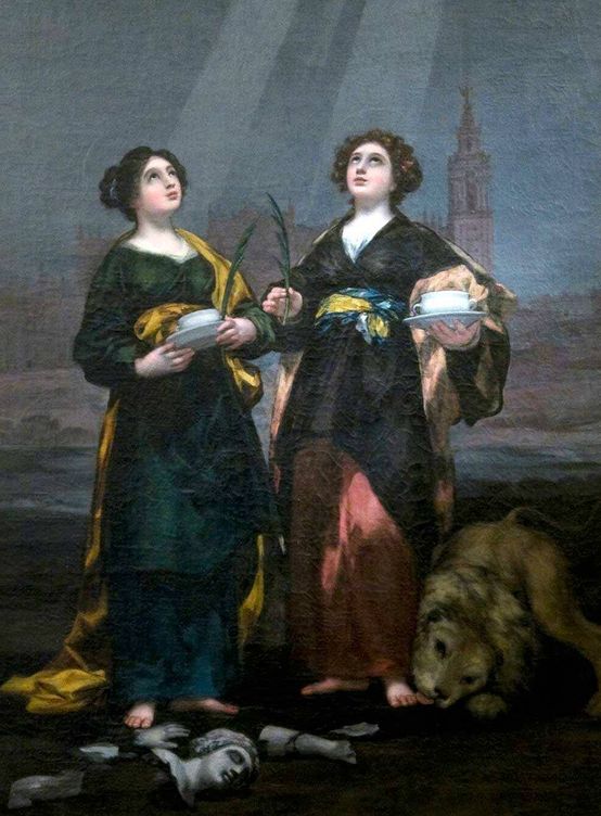 'Santa Justa y Santa Rufina'. Francisco de Goya. 1817. Catedral de Sevilla