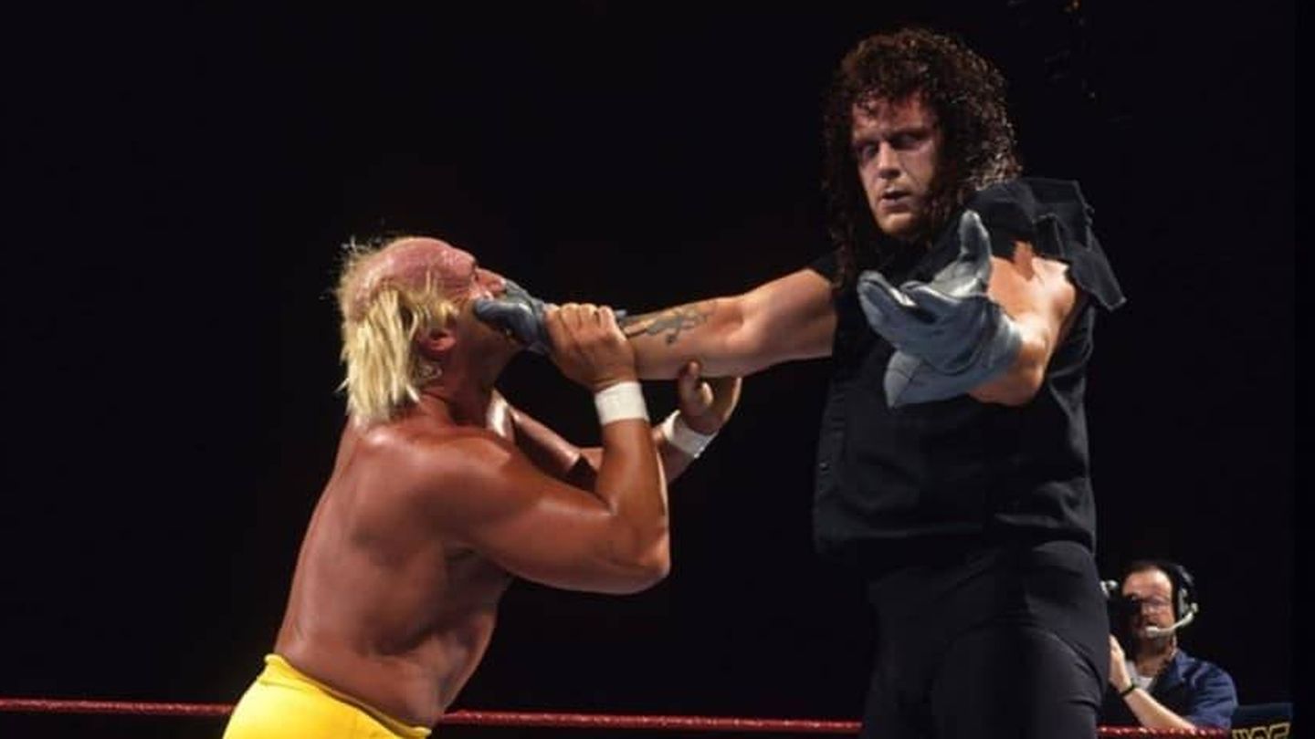 Hulk Hogan contra El Enterrador en 1991.