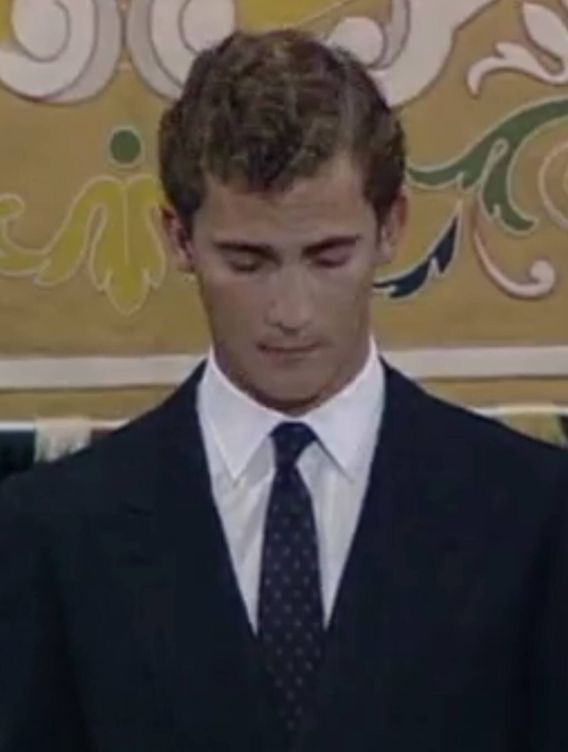 El rey Felipe VI, de adolescente en los (entonces) Premios Príncipe de Asturias en 1992. (Cortesía/FPA)