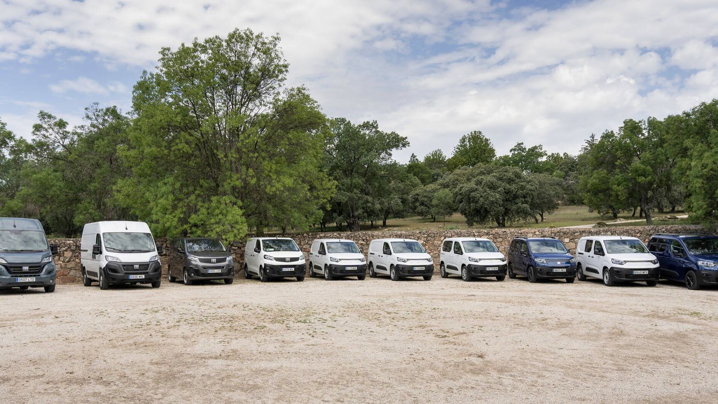 Fiat Professional reunió hace unos días en Madrid buena parte de su gama de furgonetas.