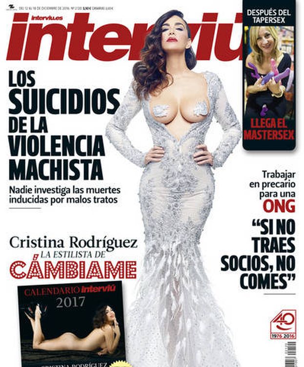 Foto: Portada de Cristina Rodríguez en 'Interviú'
