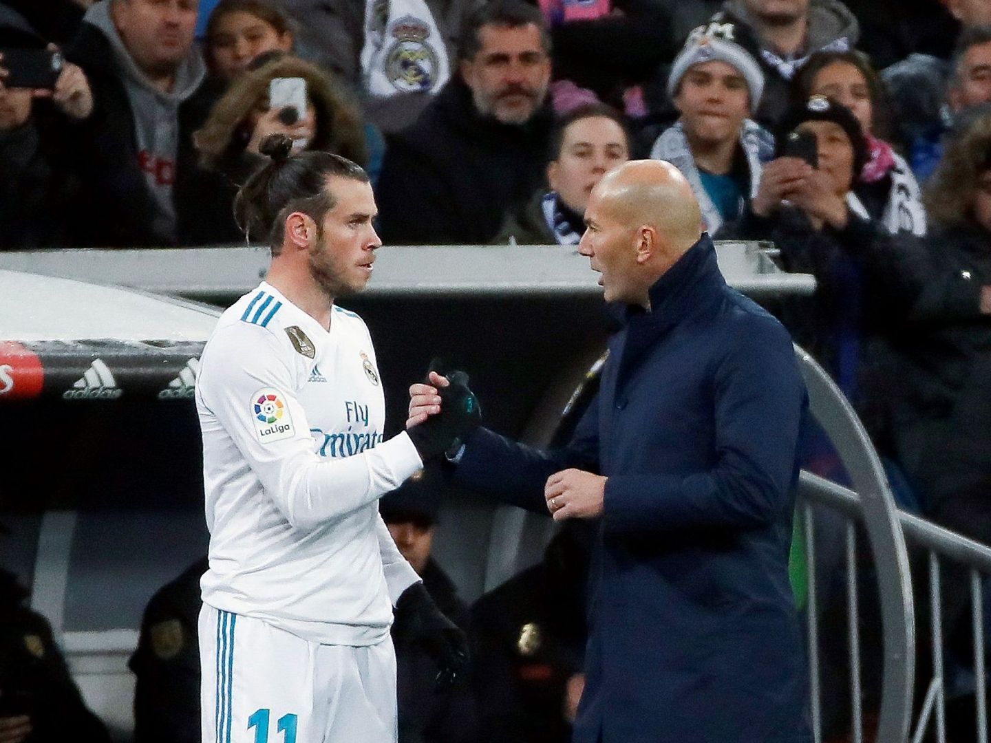 Zidane había afirmado que la BBC era intocable, pero ante el PSG dejó a Bale en el banquillo. (EFE)