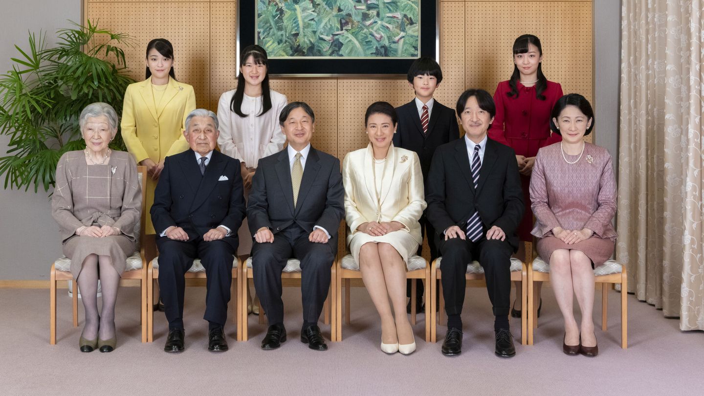 La familia imperial, el pasado mes de diciembre. (Reuters)