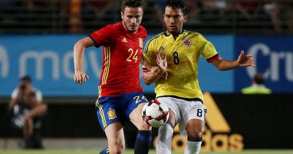 Foto: España se mantiene invicta aunque no pasó del empate (2-2) ante Colombia. (Mediaset)