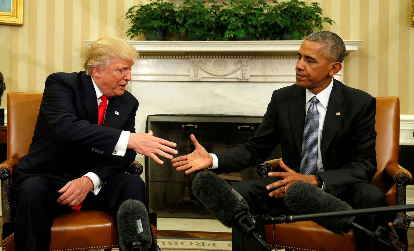 Donald Trump y Barack Obama. (Reuters)