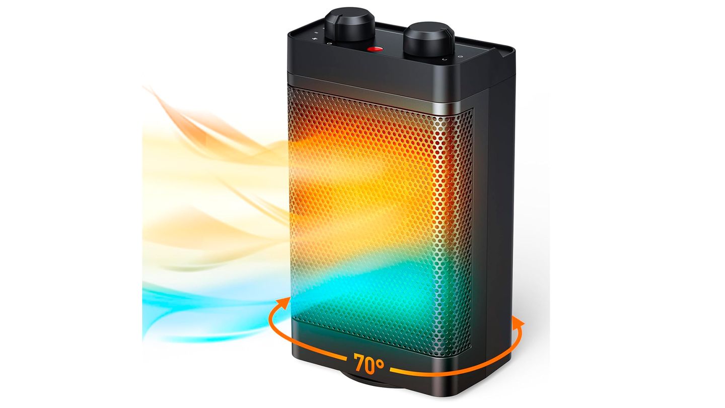 Ahorra en luz con este calefactor cerámico de bajo consumo y wifi - Showroom