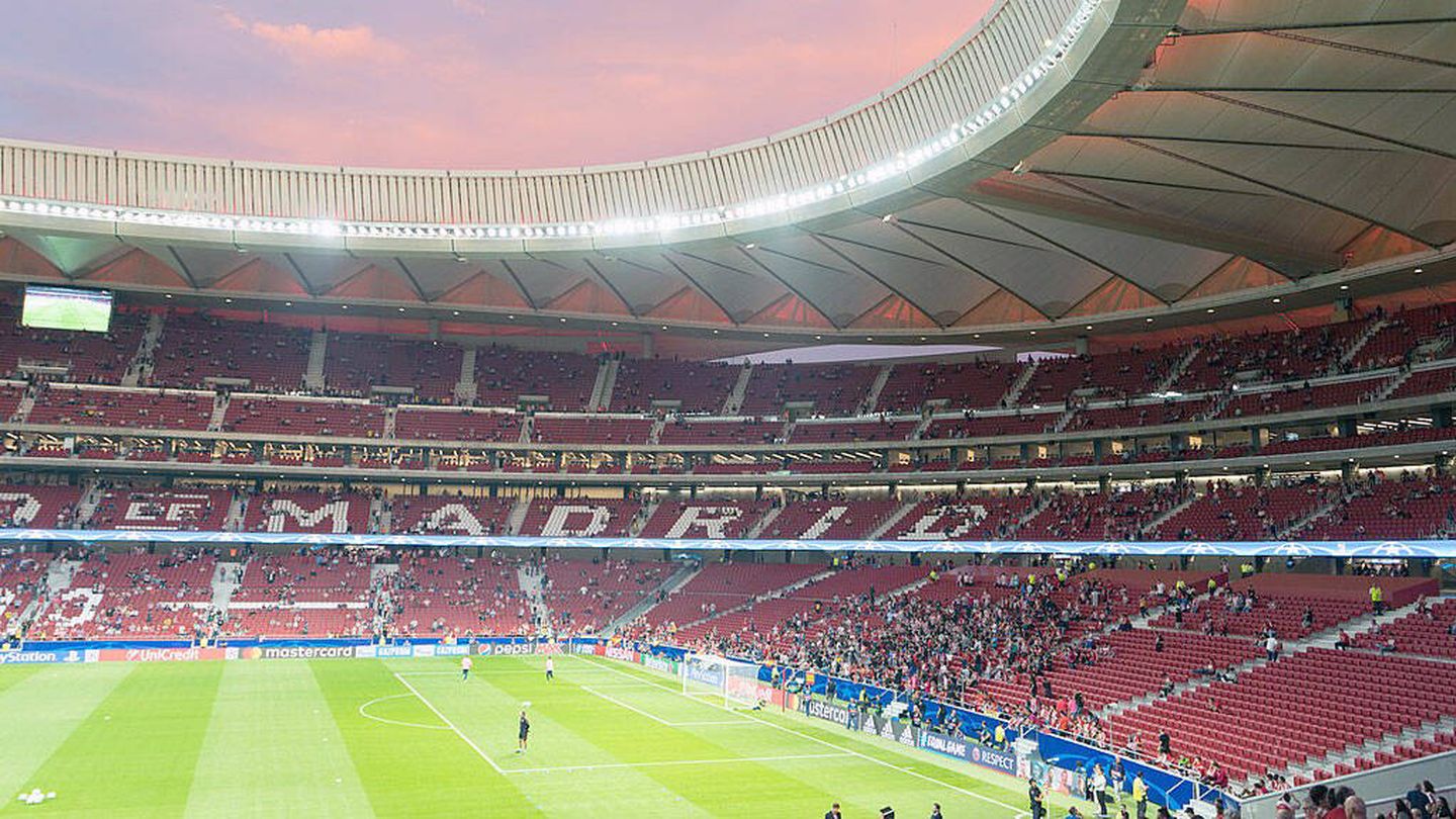 Interior del actual estadio del Atlético de Madrid, el Cívitas Metropolitano. (Fabián Vidal)