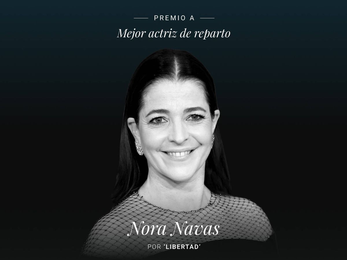 Foto: Nora Navas, Premio Goya 2022 a mejor actriz de reparto (EC Diseño)