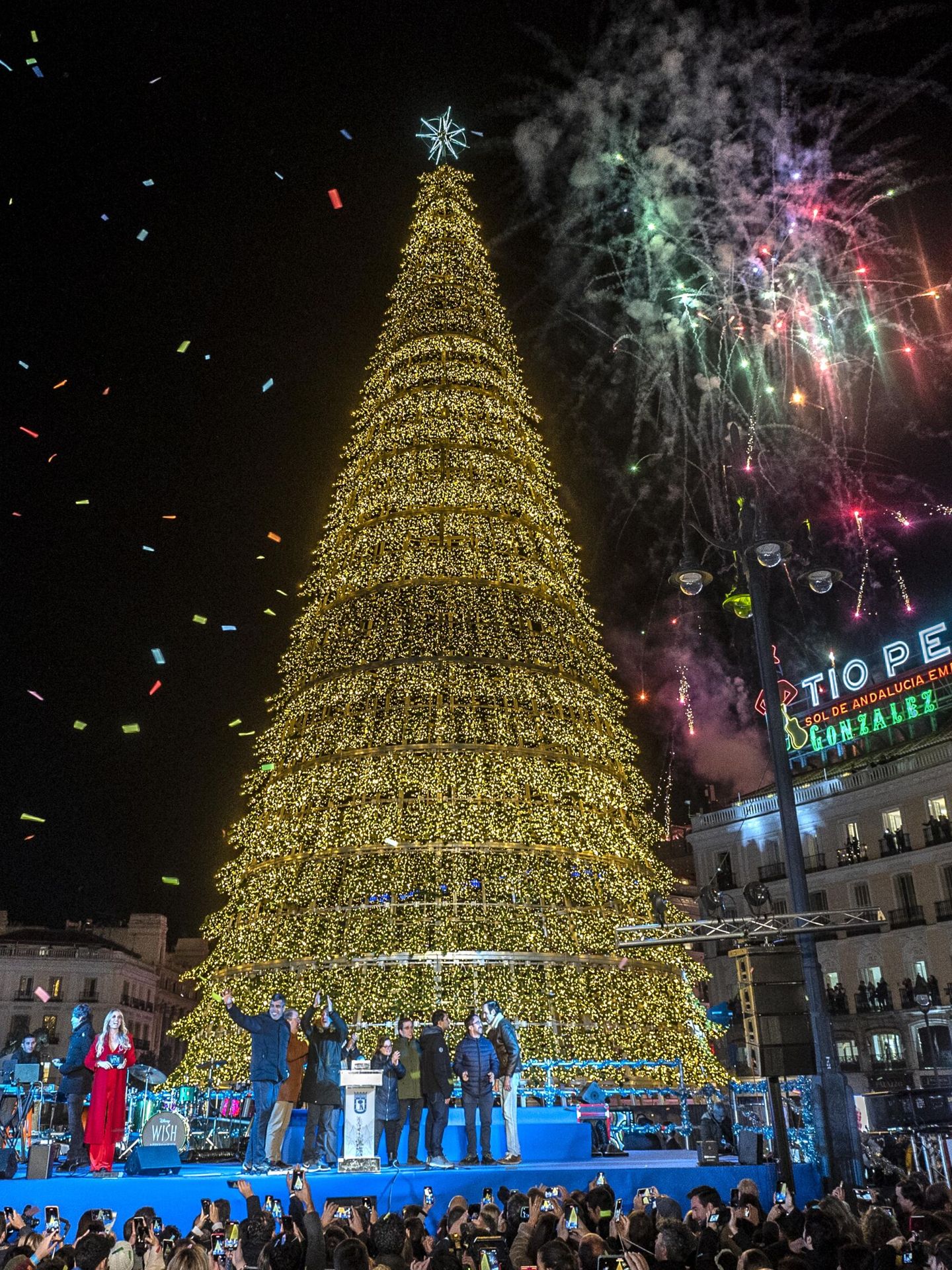Alumbrado navideño en Madrid (Europa Press)