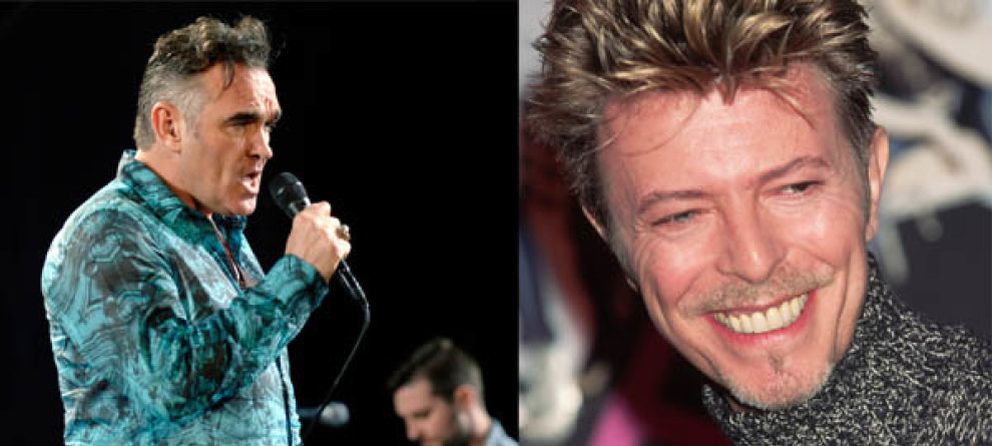 Foto: Bowie impide que Morrissey utilice una fotografía de los dos