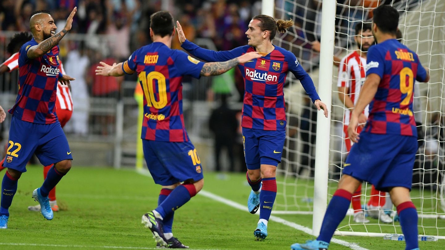 Griezmann y Messi no terminan de entenderse (Reuters)