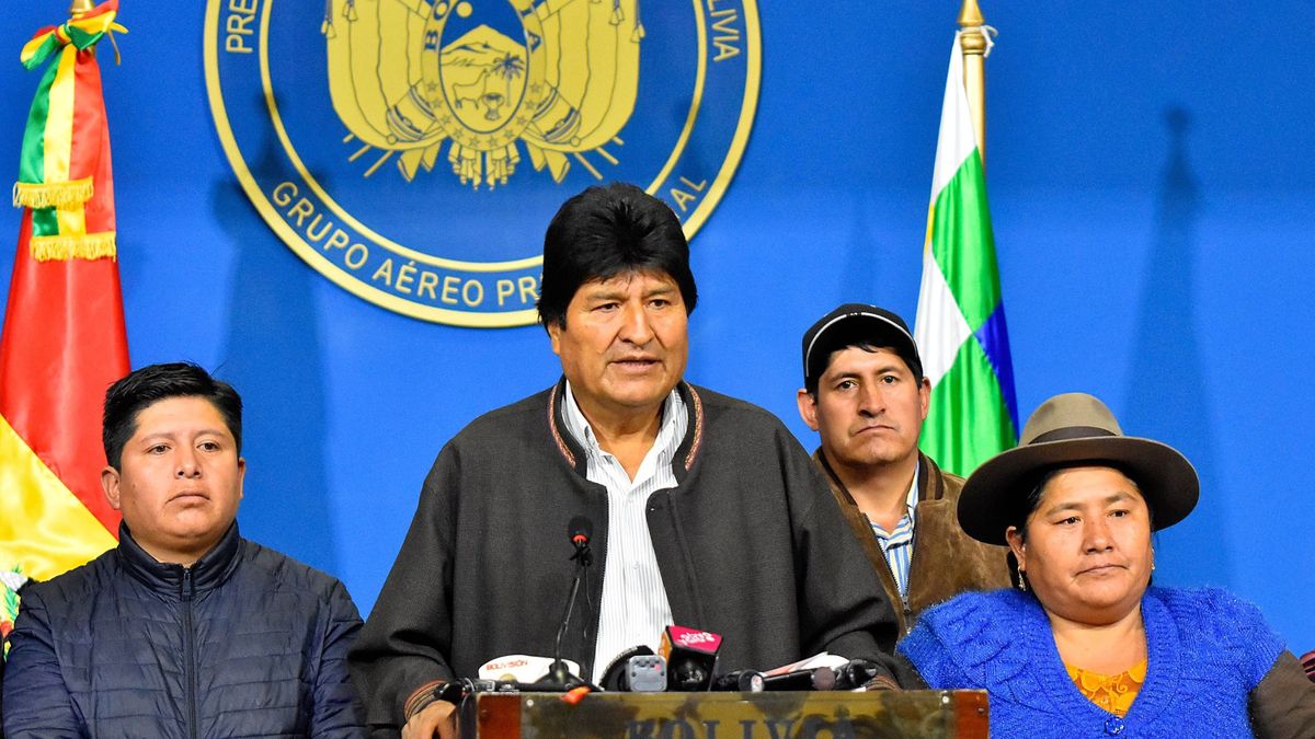Evo Morales dimite como presidente de Bolivia, tras casi 14 años en el poder