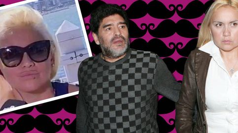 El 'bigote' de la ex de Maradona hace estallar una nueva guerra con sus hijas