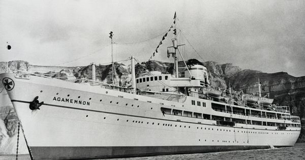 Foto:  La imagen del Agamenón, el crucero de la realeza. (Getty)