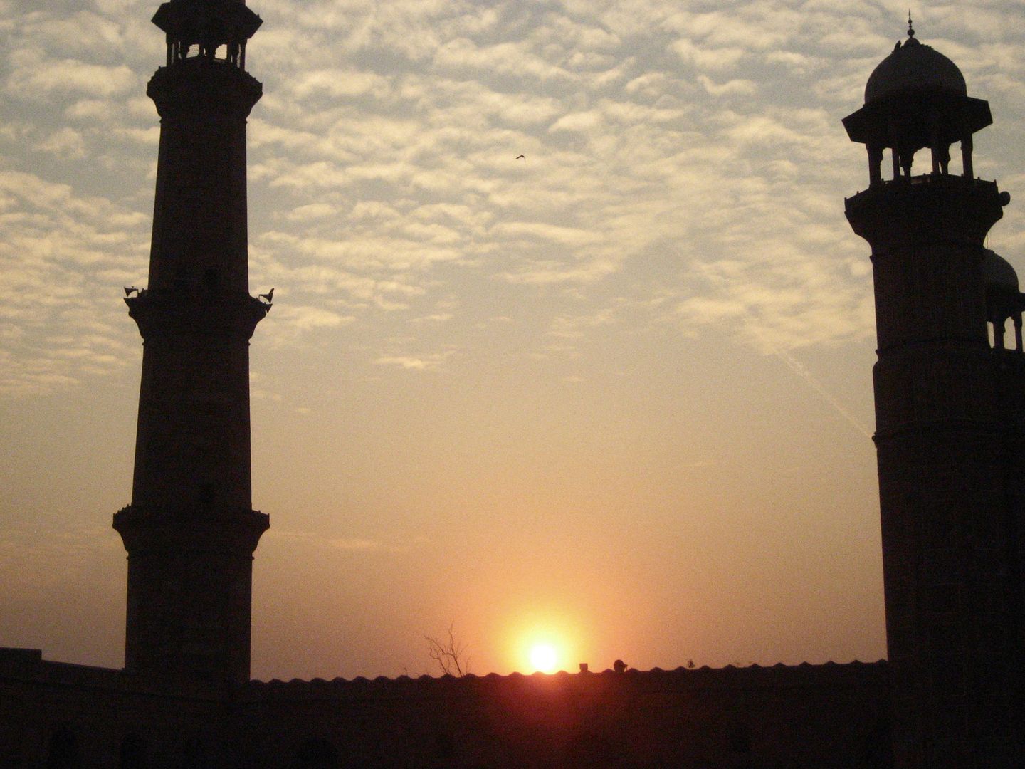 Minaretes de la Mezquita de Badshahi