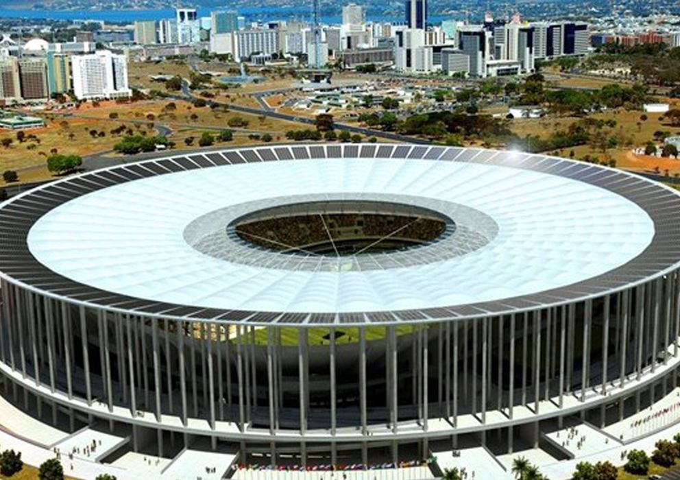 Foto: Imagen del Estadio Nacional Mané Garrincha de Brasilia.