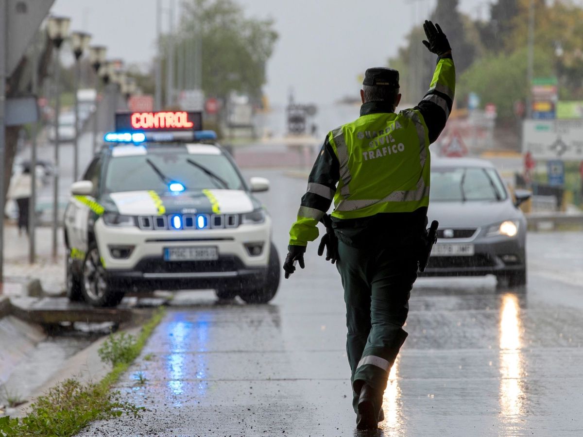 Foto: La Guardia Civil en un control de carretera de Sevilla. (EFE)